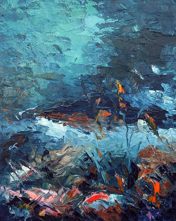 uw-MDY0511-07 (50x40 cm. obra pintada bajo el mar en las aguas de Puerto Madryn)